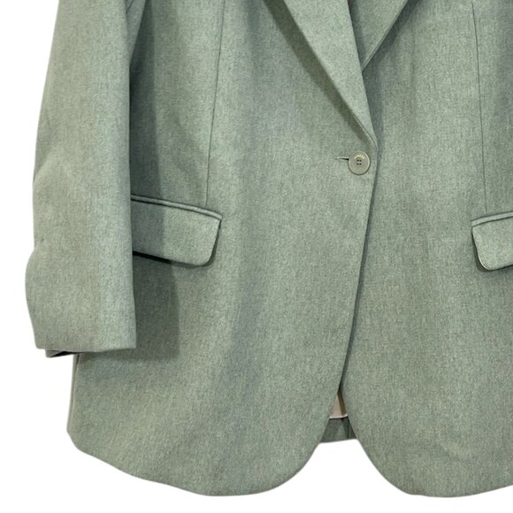 Sandro Meg Oversized Wool Blazer Size 40 Pre-Loved - Picture 2 of 7